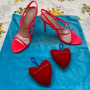 Jean Michel Cazabat Neon Pink Heels